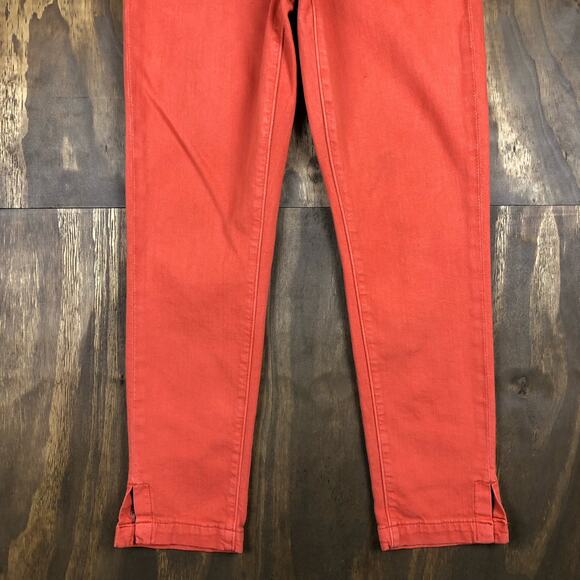 Pilcro and the Letterpress Womens Jeans Orange Fit Capri Cropped Cotton Blend 26 - Picture 3 of 12
